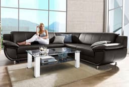 TRENDMANUFAKTUR Ecksofa Rondo | Braun