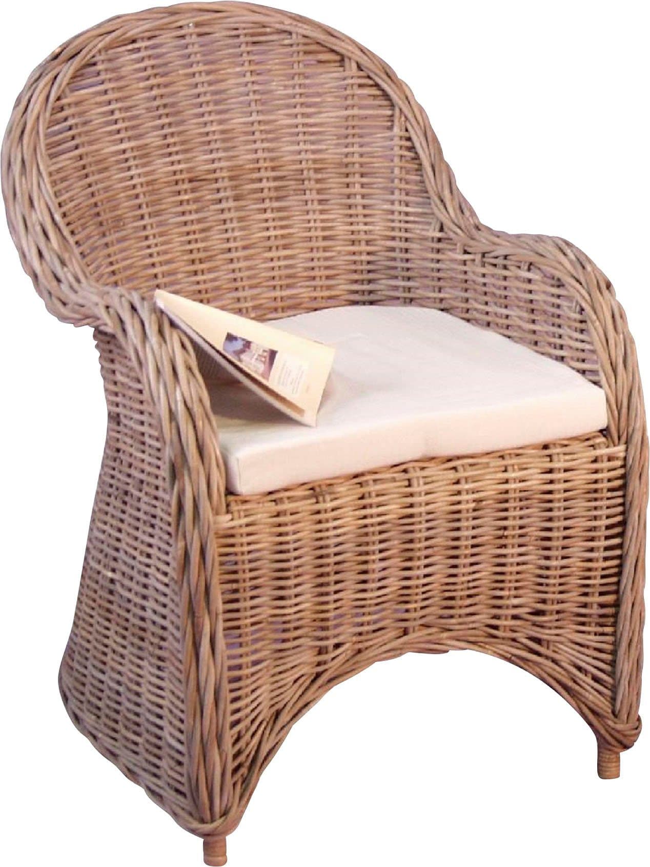 Home affaire Rattanstuhl sesselschau | Braun
