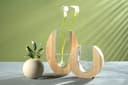 LEONARDO Dekovase Vase LEGNO | Holztöne 2
