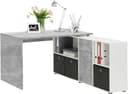 FMD Eckschreibtisch Lexo | Grau 2