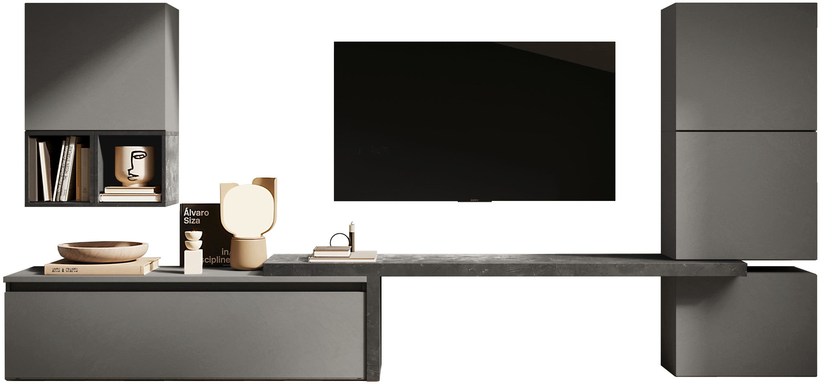 Home affaire Wohnwand Infinity | Grau