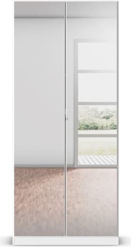 rauch Drehtürenschrank Reflect | Weiß