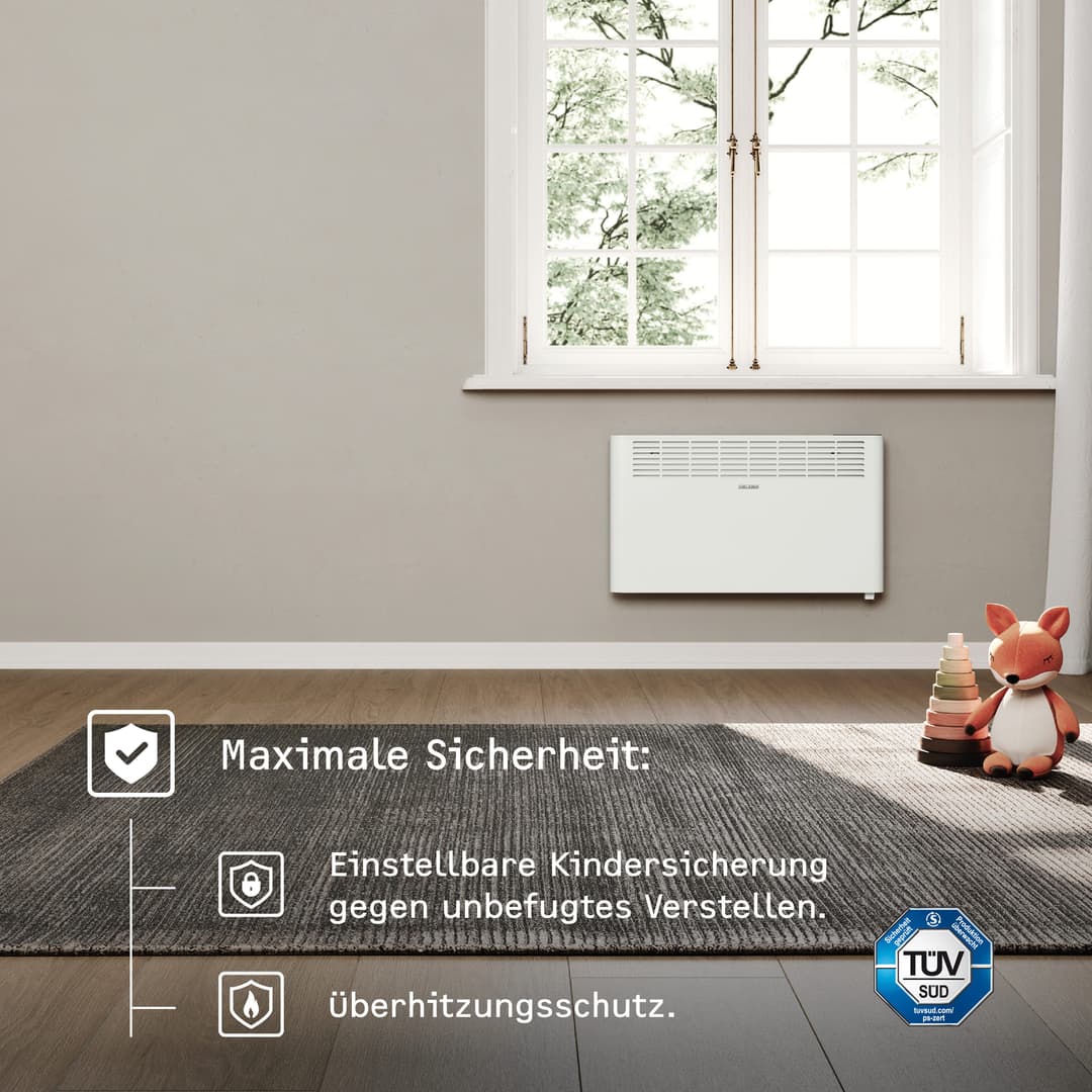 STIEBEL ELTRON Konvektor CNS 2000 Plus LCD | Weiß