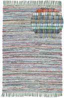 carpetfine Kelim Chindi Teppich | Grün 2