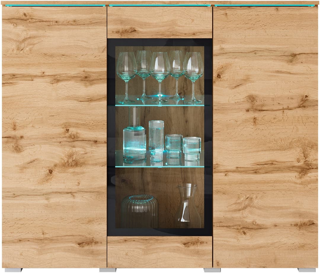 Home affaire Highboard Vera | Holztöne
