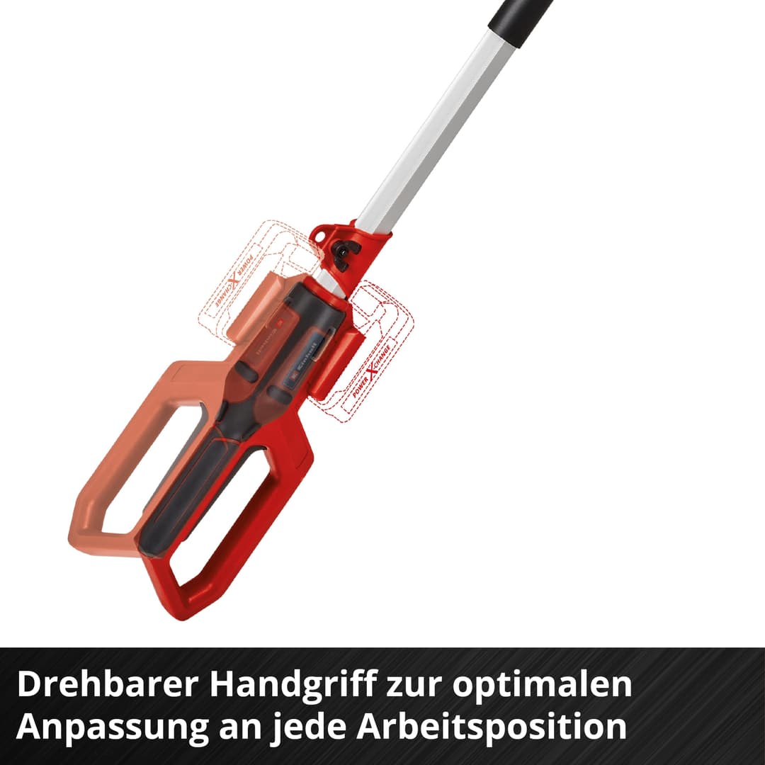 Einhell Akku-Stab-Heckenschere GC-HH 18/45 Li T | Rot