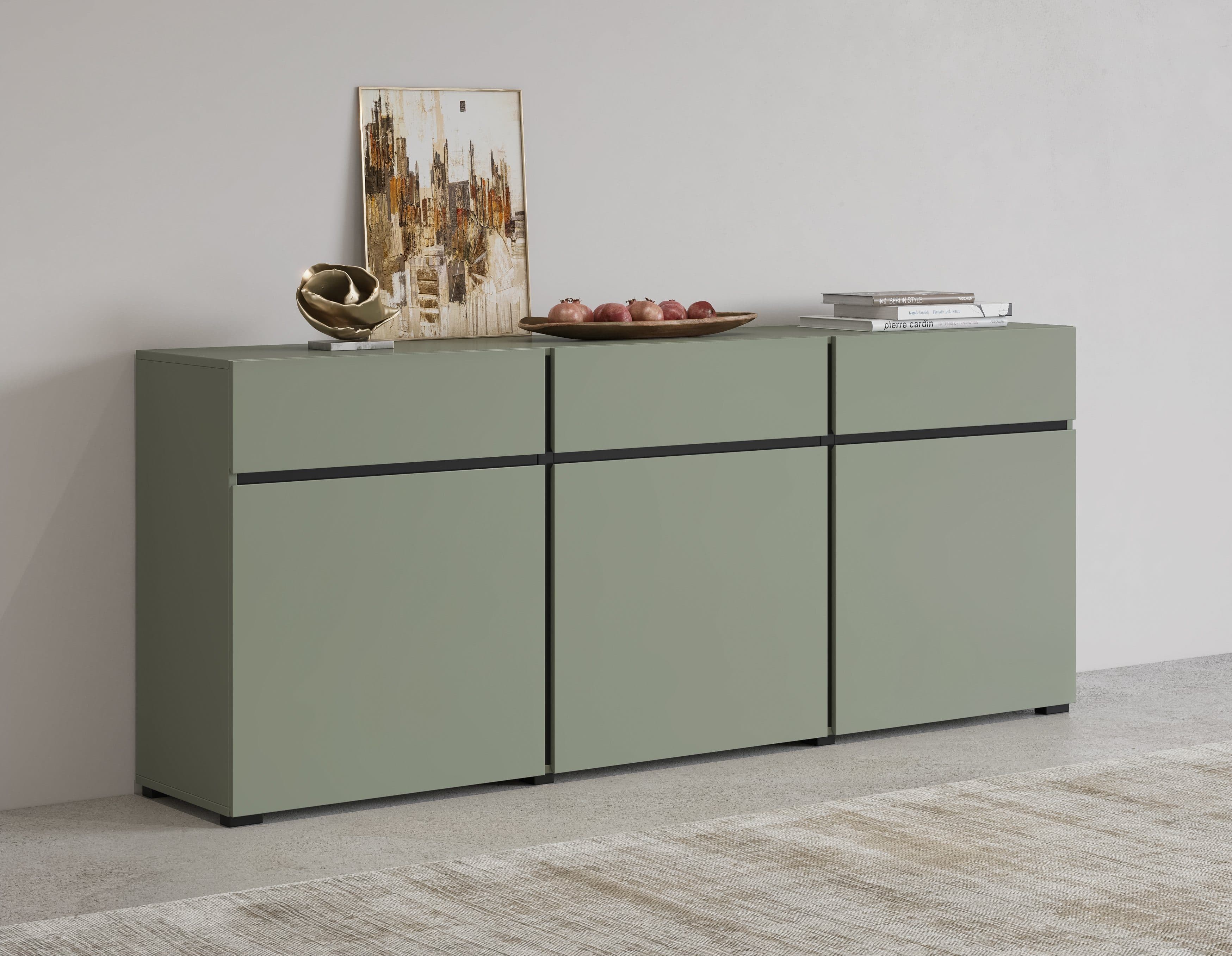 OTTO home Sideboard Cross | Grün