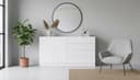 borchardt Möbel Sideboard Vaasa | Weiß 5