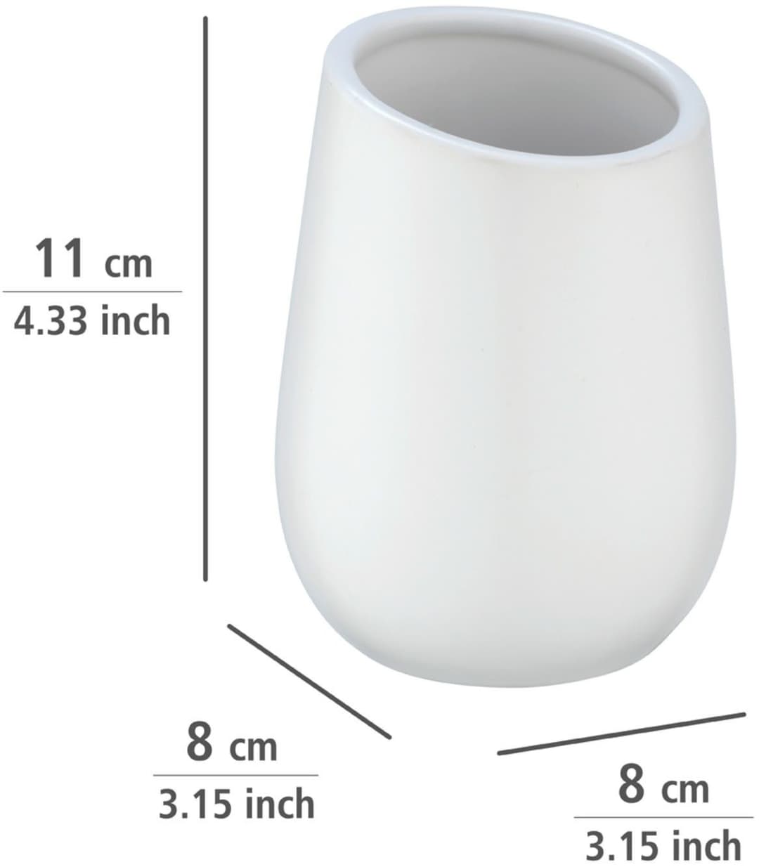 Wenko Badi Badaccessoire-Set | Weiß