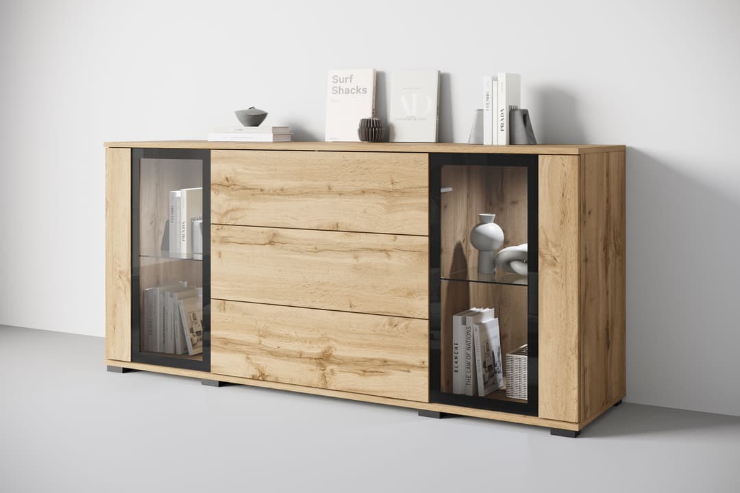 home affaire Sideboard modernes Design | Braun
