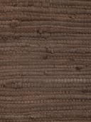carpetfine Kelim Chindi uni Läufer | Braun 4