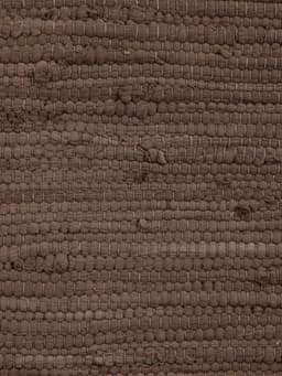 carpetfine Kelim Chindi uni Läufer | Braun