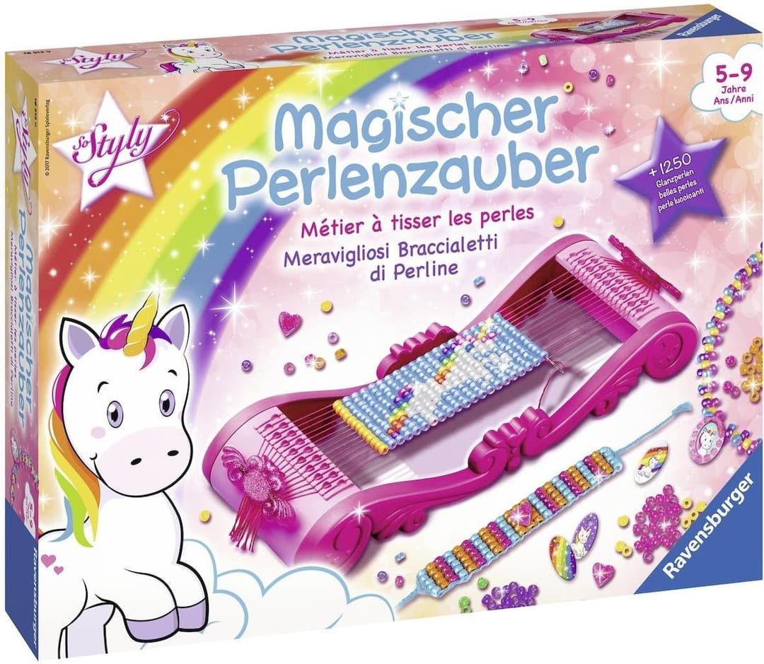 Ravensburger Kreativset So Styly, Magischer Perlenzauber Einhorn