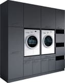 Laundreezy Mehrzweckschrank-Set | Schwarz