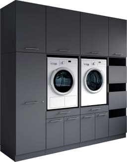 Laundreezy Mehrzweckschrank-Set | Schwarz