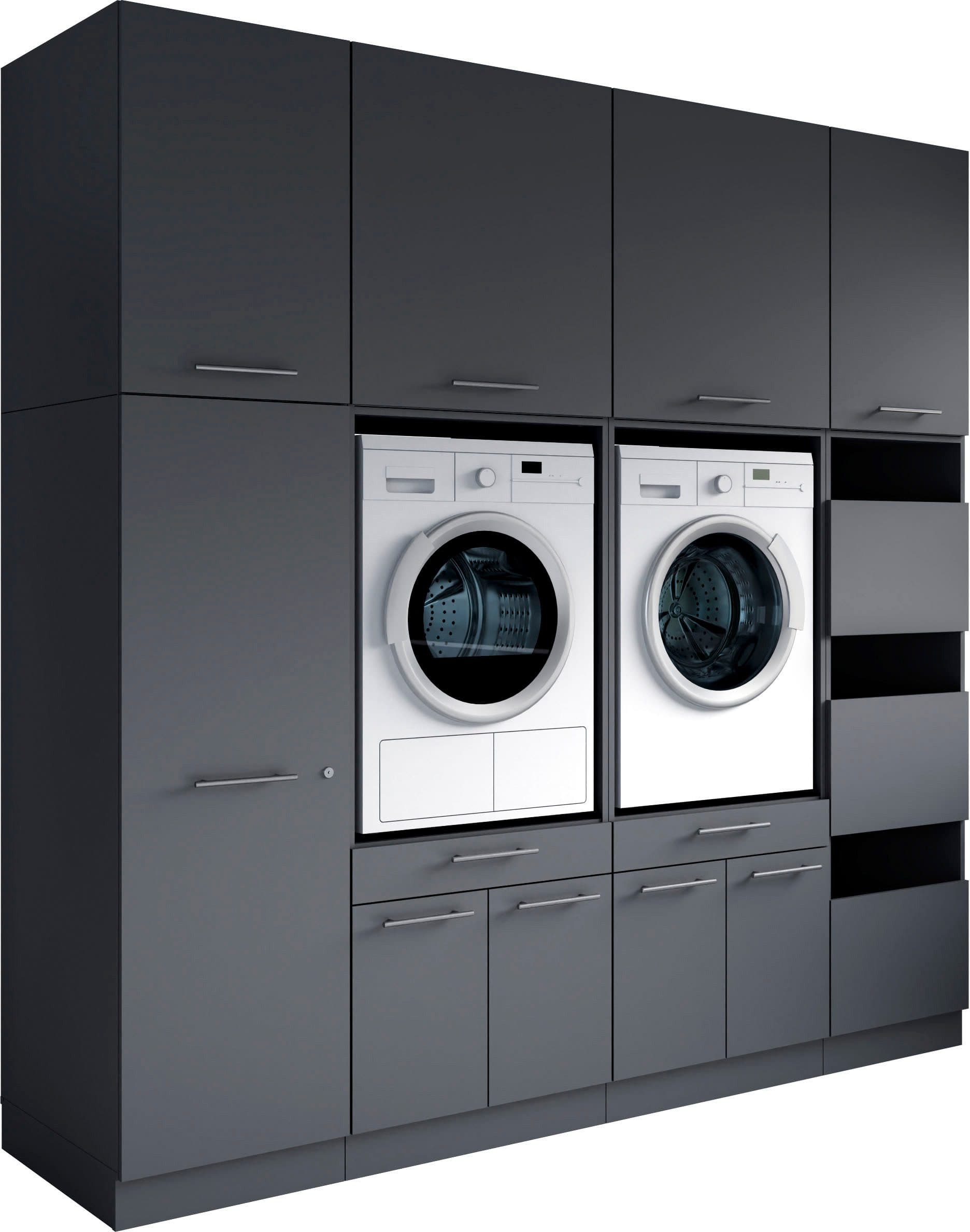 Laundreezy Mehrzweckschrank-Set | Schwarz