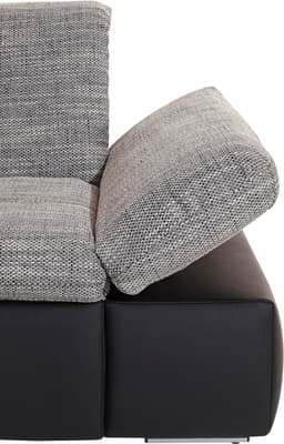 DOMO collection Ecksofa Moric | Grau
