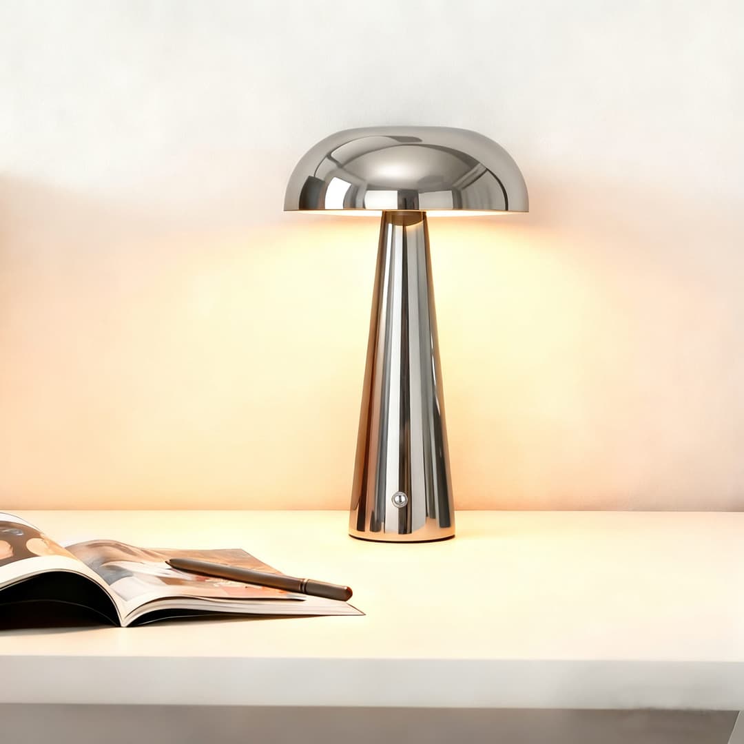 OTTO home LED Tischleuchte Katniss | Silber