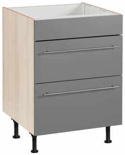 OPTIFIT Kochfeldumbauschrank Bern | Grau