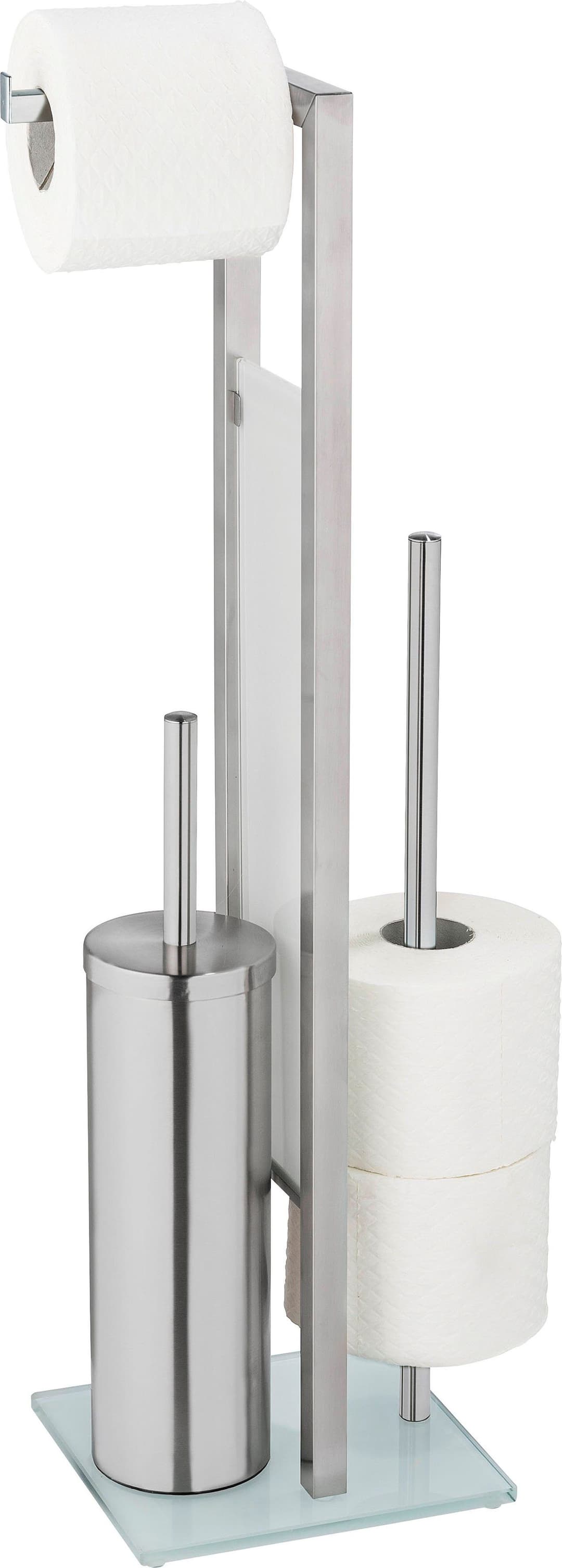 WENKO WC-Garnitur Rivalta | Silber