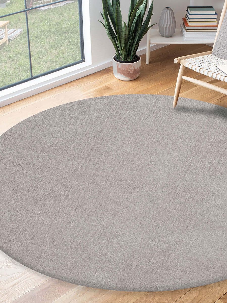 the carpet Teppich Relax round | Beige