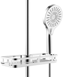WENKO Duschablage Libertà | Silber