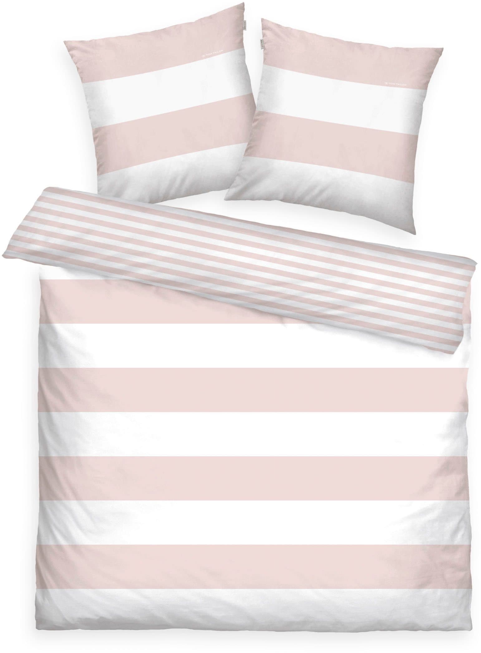 TOM TAILOR HOME Wendebettwäsche SIENA | Rosa