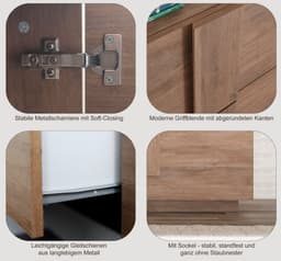 Home affaire Lowboard Jupiter | Holztöne