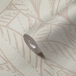 A.S. Création Vliestapete French Affair Blätter-Tapete | Beige