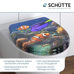 Schütte WC-Sitz SEA LIFE | Mehrfarbig