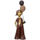 GILDE Dekofigur Figur Ballonjunge | Braun