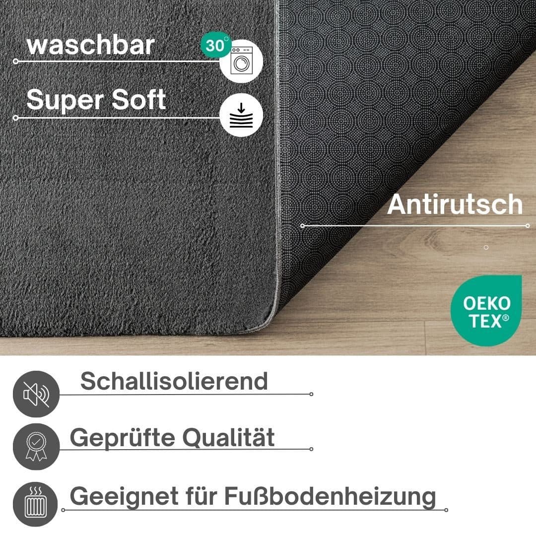 OTTO home Teppich Arabell | Grau