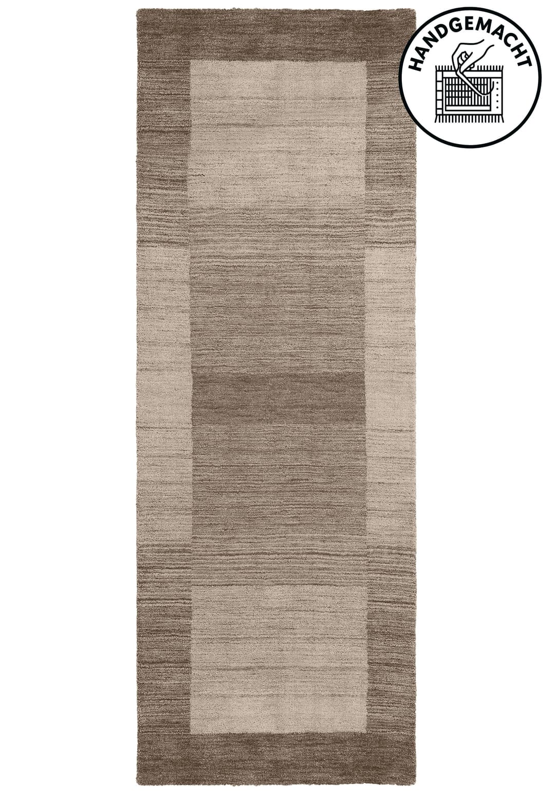 THEKO Gabbeh Super Wollteppich | Braun