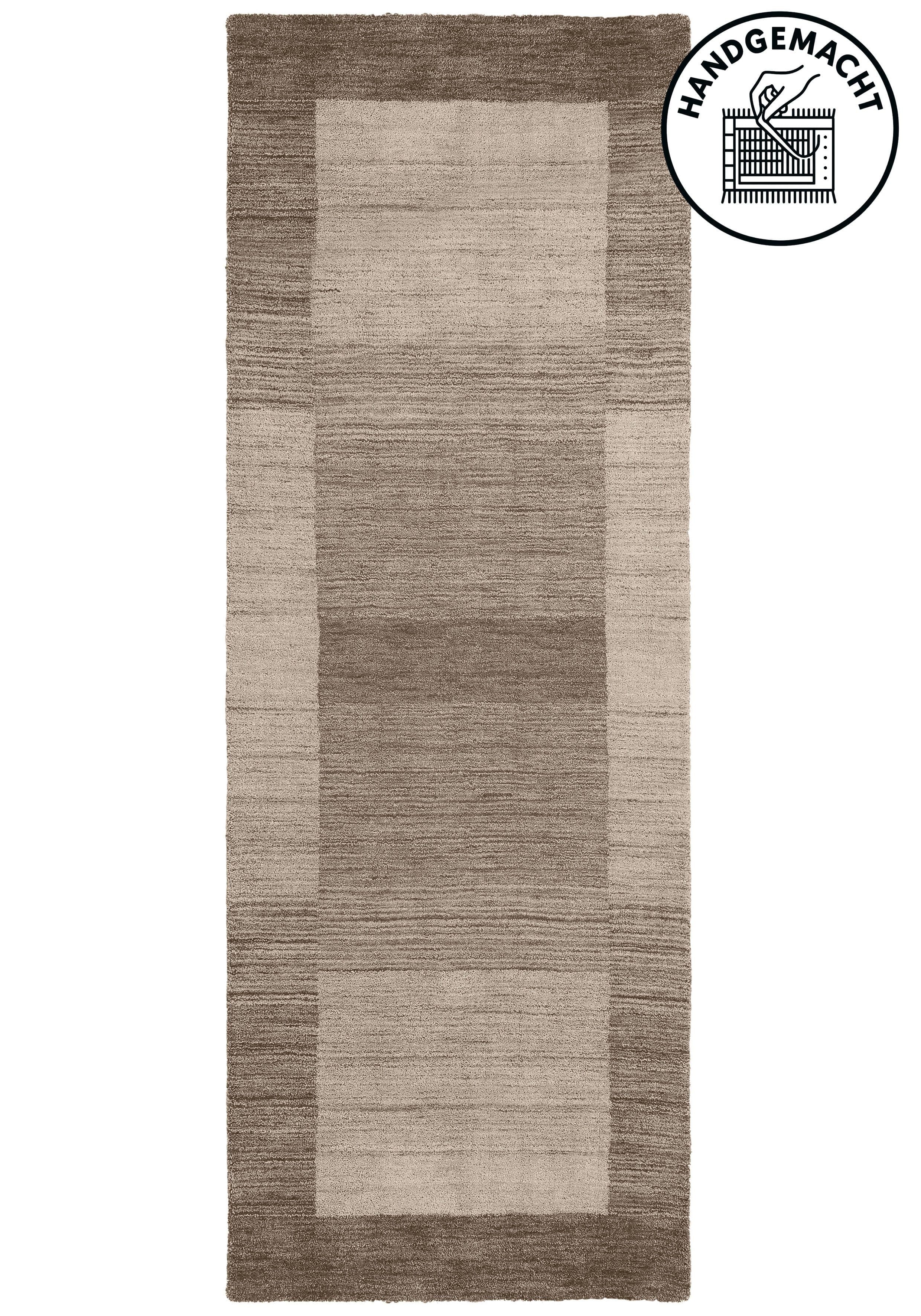 THEKO Gabbeh Super Wollteppich | Braun