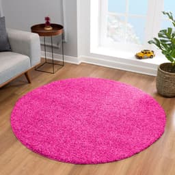 Sanat Hochflor-Teppich LOCA | Pink