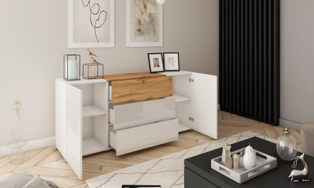Home affaire Sideboard BERLIN | Weiß