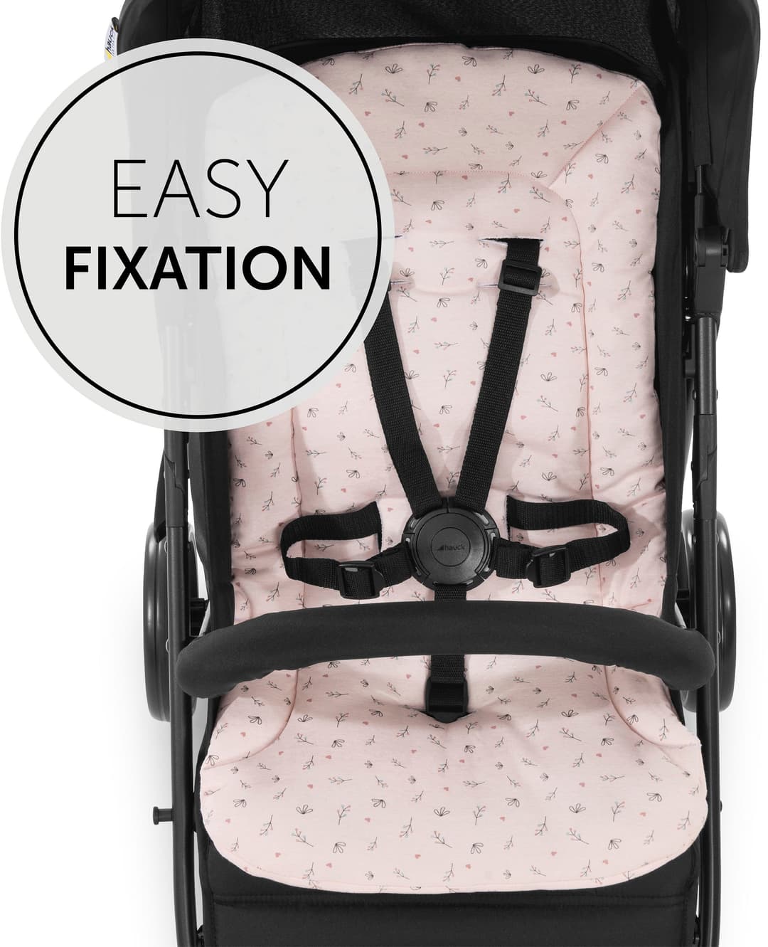 Hauck Kinderwagen-Sitzauflage Seat Liner | Rosa