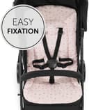 Hauck Kinderwagen-Sitzauflage Seat Liner | Rosa 2