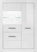 Home affaire Vitrine BIANCO Höhe 142 cm | Weiß
