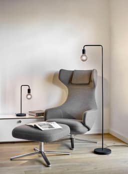 TRIO Leuchten Stehlampe Diallo | Schwarz