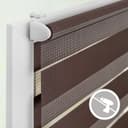 Doppelrollo Duo Rollo Klemmfix | Braun 5