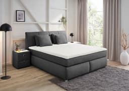 Jockenhöfer Gruppe Boxspringbett Carla | Grau