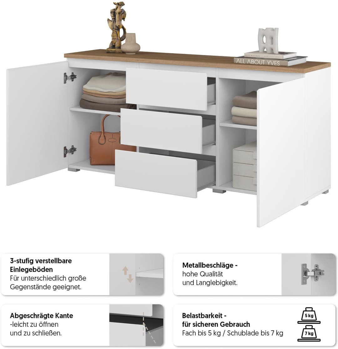 OTTO home Sideboard Modo | Mehrfarbig