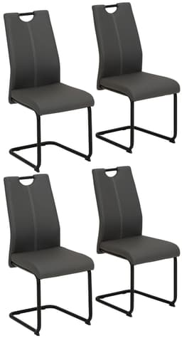 HELA Freischwinger CORA (Set, 4 St) | Grau