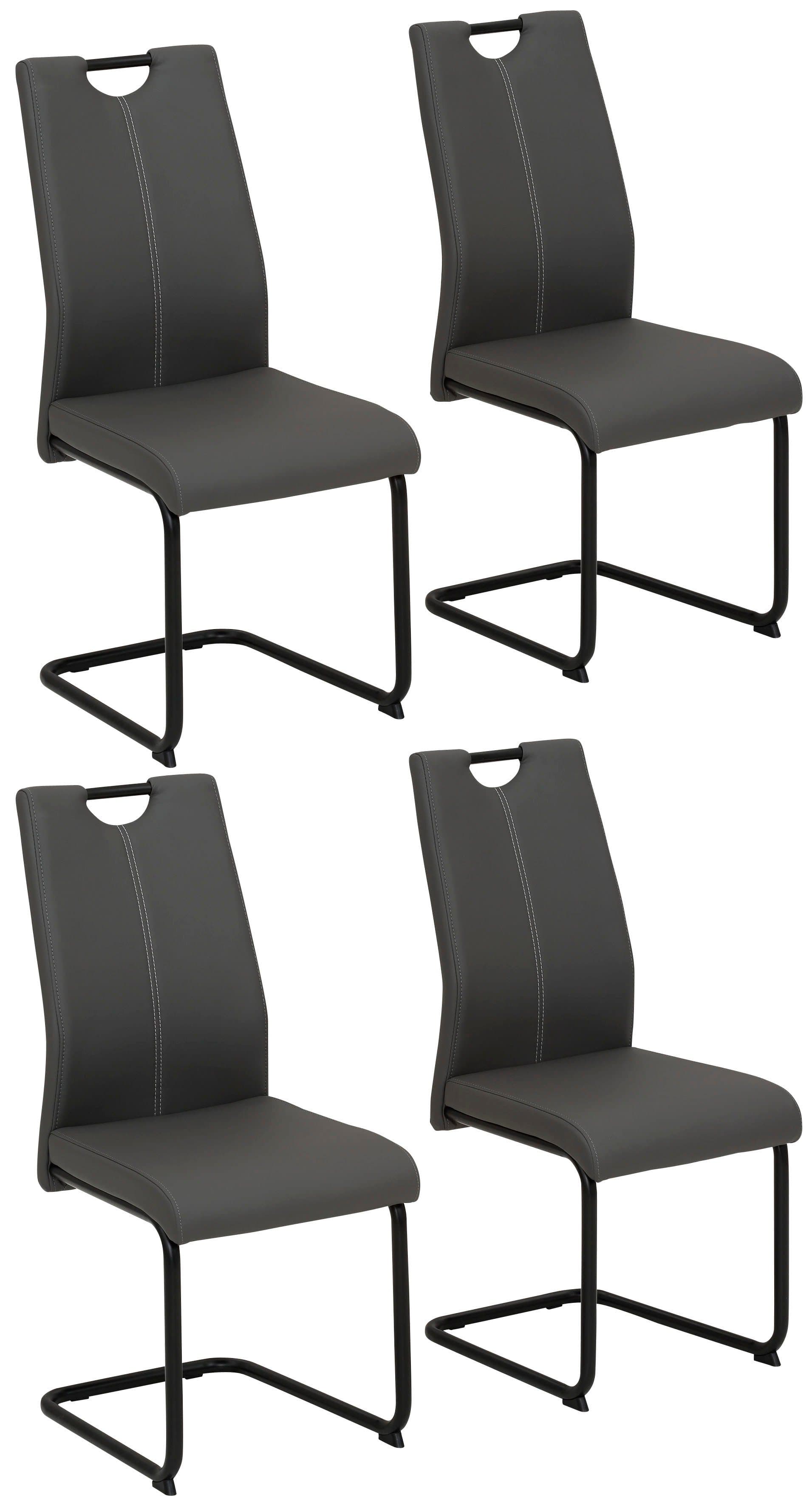 HELA Freischwinger CORA (Set, 4 St) | Grau