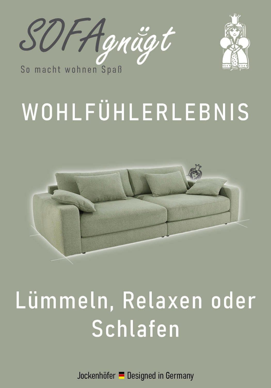 Jockenhöfer Gruppe Big-Sofa Milano XXL | Beige