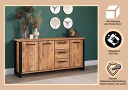 Home affaire Sideboard Elda | Holztöne
