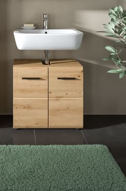 welltime Waschbeckenunterschrank FLORENZ | Holztöne