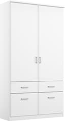 rauch Kleiderschrank BREMEN | Weiß