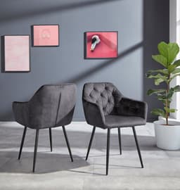 Hela Kira Esszimmerstuhl | Grau